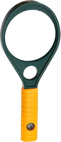 Borox Büyüteç - Cam Mercek Pusulalı - 4X-6X Büyütmeli - 50mm