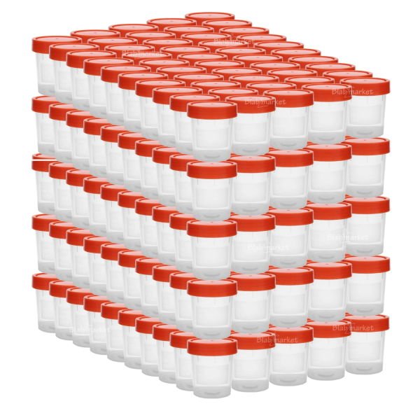 İdrar Numune Kabı 100ml - Pnömatik Steril Şişe 250 Adet
