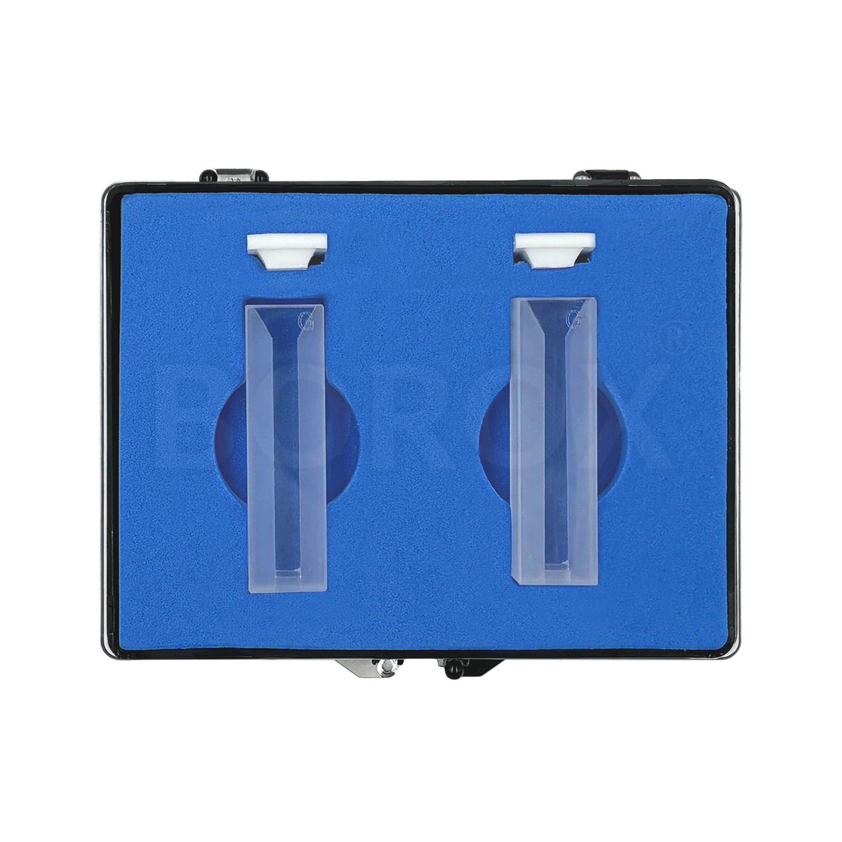 Borox Cam Spektrofotometre Küveti - Semi Mikro 1.4 ml - 2 Adet Kutu