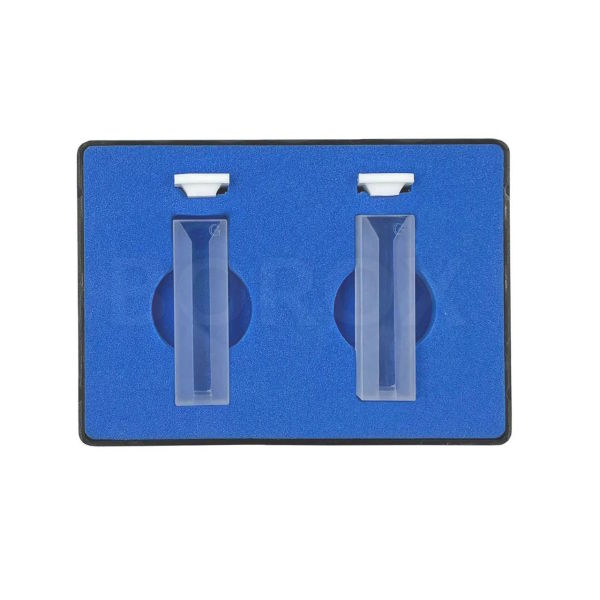 Borox Floresan Kuvars Spektrofotometre Küveti - Semi Mikro 1,4 ml - 2 Adet Kutu