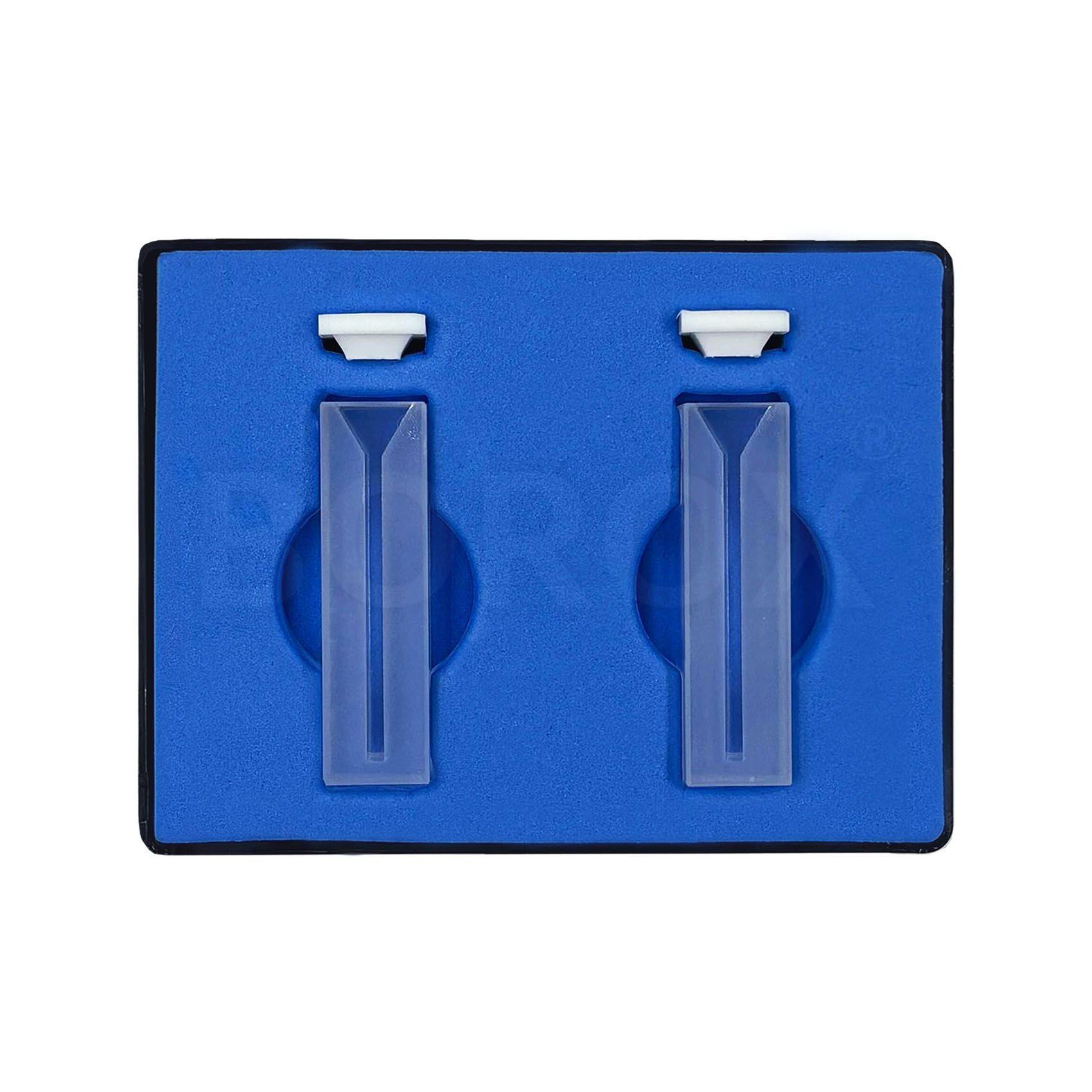 Borox Floresan Kuvars Spektrofotometre Küveti - Semi Mikro 1,4 ml - 2 Adet Kutu