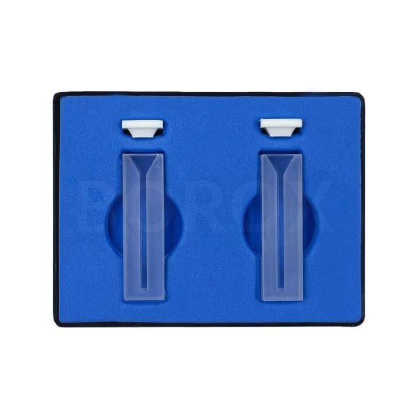 Borox Floresan Kuvars Spektrofotometre Küveti - Semi Mikro 1,4 ml - 2 Adet Kutu