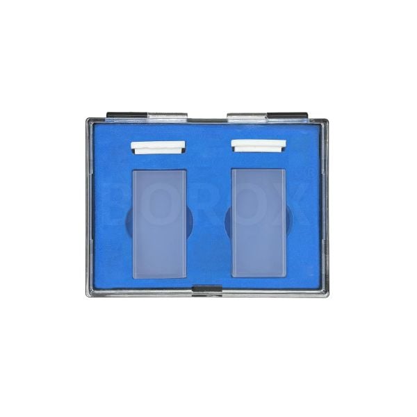 Borox Kuvars Spektrofotometre Küveti - Makro 7 ml - 2 Adet Kutu