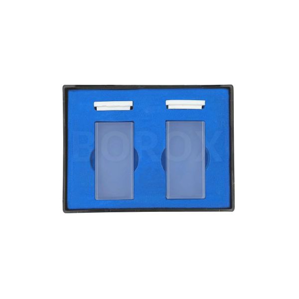 Borox Cam Spektrofotometre Küveti - Makro 7 ml - 2 Adet Kutu